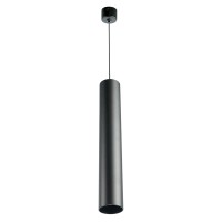 Светильник потолочный Feron ML1038 Barrel levitation на подвесе MR11 35W 230V, черный 40*250 51932