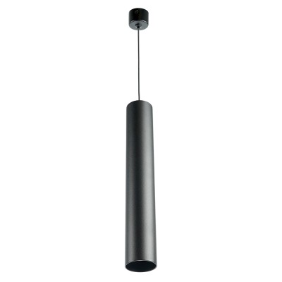Светильник потолочный Feron ML1038 Barrel levitation на подвесе MR11 35W 230V, черный 40*250 51932
