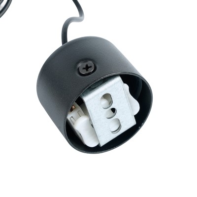 Светильник потолочный Feron ML1038 Barrel levitation на подвесе MR11 35W 230V, черный 40*250 51932