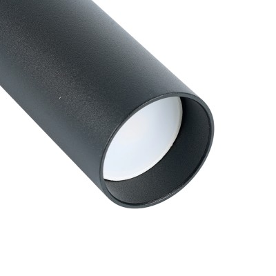 Светильник потолочный Feron ML1038 Barrel levitation на подвесе MR11 35W 230V, черный 40*250 51932