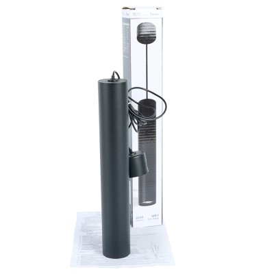 Светильник потолочный Feron ML1038 Barrel levitation на подвесе MR11 35W 230V, черный 40*250 51932
