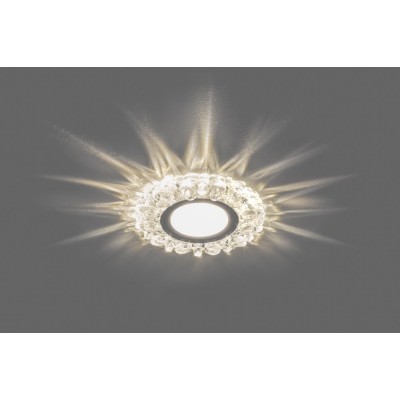 Светильник встраиваемый с белой LED подсветкой Feron CD926 потолочный MR16 G5.3 прозрачный