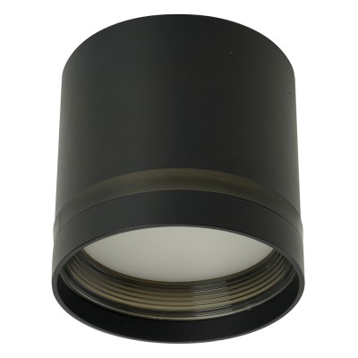 Светильник потолочный Feron HL461 Barrel 12W, 230V, GX53, черный 51938