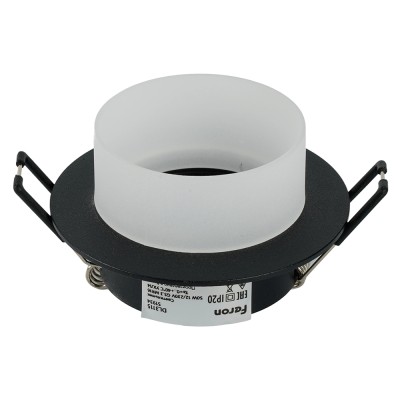 Светильник встраиваемый Feron DL3115 потолочный MR16 G5.3 черный 51934