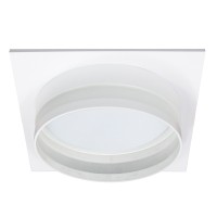 Светильник встраиваемый Feron DL703 LUNA потолочный GX70 белый квадрат 51099 Светильник встраиваемый Feron DL703 LUNA потолочный GX70 белый квадрат 51099