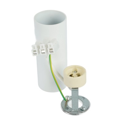 Светильник накладной под лампу, спот (-) FERON ML103, GU10 35W, 230V, IP20, цвет белый, корпус алюминий, 40*40*100