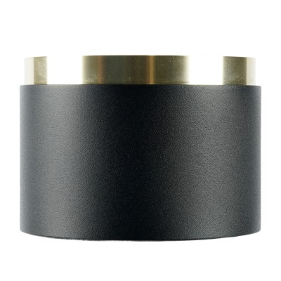 Светильник потолочный Feron Barrel DUET HL459 12W, 230V,GX53, черный + золото IP20 52021
