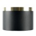 Светильник потолочный Feron Barrel DUET HL459 12W, 230V,GX53, черный + золото IP20 52021