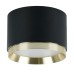Светильник потолочный Feron Barrel DUET HL459 12W, 230V,GX53, черный + золото IP20 52021