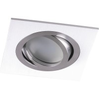 Светильник встраиваемый Feron DL2801 потолочный MR16 G5.3 белый-хром 32637