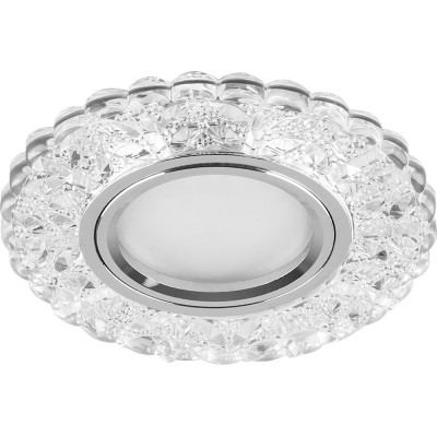 Светильник встраиваемый с белой LED подсветкой Feron CD939 потолочный MR16 G5.3 прозрачный