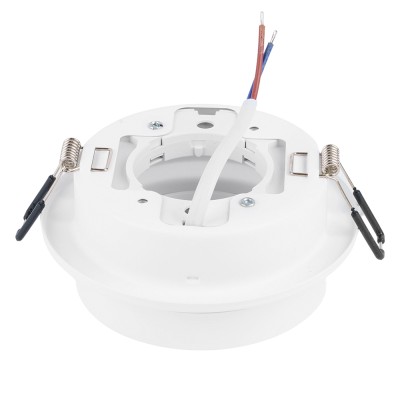 Светильник потолочный встраиваемый, 15W 230V GX53, белый, круг, без лампы, DL514 53311