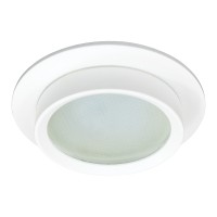 Светильник встраиваемый Feron DL504 потолочный GX53 белый круг IP44 51101 Светильник встраиваемый Feron DL504 потолочный GX53 белый круг IP44 51101