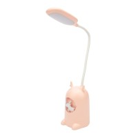 Светильник настольный REXANT Click Lite с ночником на основании, LED, 6 Вт, 4000 К, RGB-динамика, диммируемый 3 ступени, заряжаемый (автономный режим