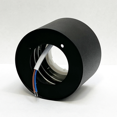 Светильник накладной под лампу с цоколем GX53, 82*60 mm, IP20, алюминий, черный