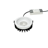 Светильник светодиодный встраиваемый, 18W, д.110 мм, линза, с регулируемой цветовой температурой ССT (3000-6500K), круг, белый, алюминий, IP20, серия VECTOR Светильник светодиодный встраиваемый, 18W, д.110 мм, линза, с регулируемой цветовой температурой ССT (3000-6500K), круг, белый, алюминий, IP20, серия VECTOR