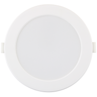 Светильник светодиодный ультратонкий, серия Fit, круг 15W, 4000K, IP20, пластик, белый