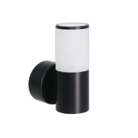 Светильник фасадный c рассеивателем,накладной, под лампу с цоколем GU10, д.60*158 мм, IP54, алюминий, черный, серии PARK Светильник фасадный c рассеивателем,накладной, под лампу с цоколем GU10, д.60*158 мм, IP54, алюминий, черный, серии PARK