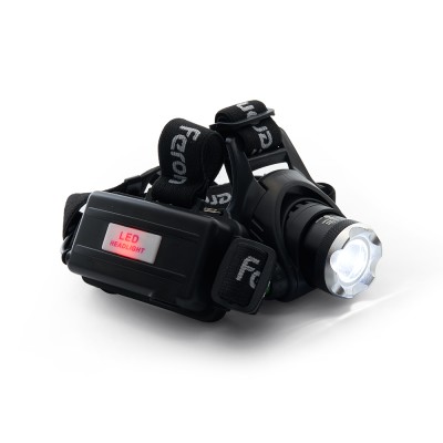 Фонарь с аккумулятором FERON TH2305 фонарь головной , 1LED IP44, аккумулятор 3,7/2*2000mAh/Li-Ion (литий-ионный), количество режимов 3, время зарядки 5 часов, время работы 3 часа, цвет черный, 80*75*50мм