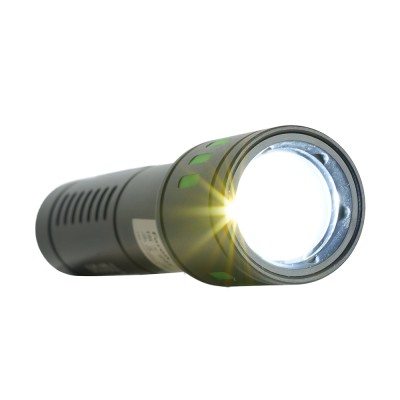 Фонарь с аккумулятором FERON TH2411 переносной , 2LED IP44, аккумулятор 3,7/2000mAh/Li-Ion (литий-ионный), количество режимов 6, время зарядки 2 часа, время работы 3 часа, цвет черный, 129*34*26мм