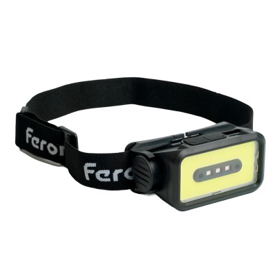 Фонарь с аккумулятором FERON TH2315 фонарь головной , 2LED IP44, аккумулятор 3,7/2000mAh/Li-Ion (литий-ионный), количество режимов 4, время зарядки 2 часа, время работы 5 часов , цвет черный, 93*44*50мм