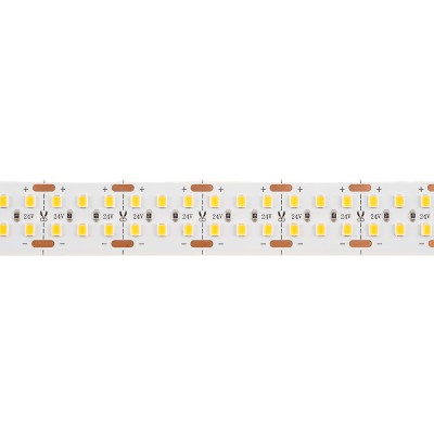 Лента светодиодная двухрядная, 288SMD(2835)/м 30Вт/м 24V 5000*20*1.8мм 3000К, IP20 , LS509 FERON Лента светодиодная двухрядная, 288SMD(2835)/м 30Вт/м 24V 5000*20*1.8мм 3000К, IP20 , LS509 FERON