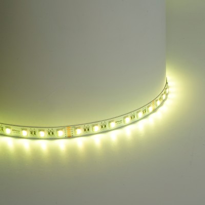 Лента светодиодная 60SMD(5050)/м 14,4Вт/м 24V 5000*12*1.22мм RGB+3000К, IP20, LS507 FERON