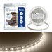 Лента светодиодная 24V FERON LS500, 60*SMD2835, 6W/m, IP20, 4000К (нейтральный белый), Кратность резки мм 100мм, 5000*8*1.22мм