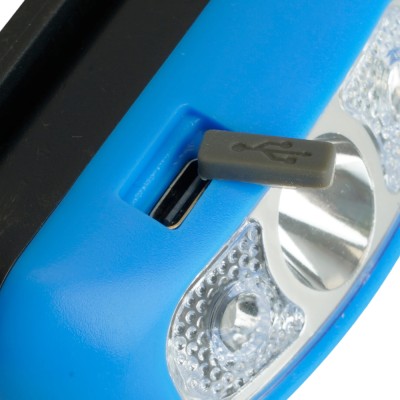 Фонарь с аккумулятором FERON TH2312 фонарь головной , 1LED IP44, аккумулятор 3,7/800mAh/Li-Ion (литий-ионный), количество режимов 5, время зарядки 2 часа, время работы 4 часа, цвет синий, 70*36*33мм