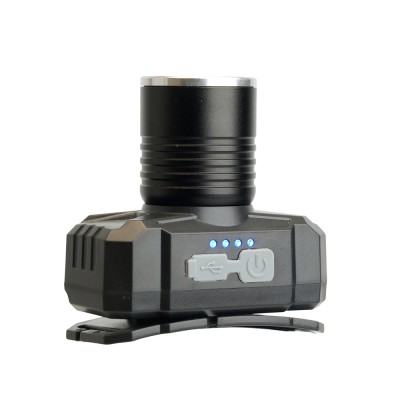 Фонарь с аккумулятором FERON TH2314 фонарь головной , 1LED IP44, аккумулятор 3,7/2500mAh/Li-Ion (литий-ионный), количество режимов 3, время зарядки 2 часа, время работы 5 часов , цвет черный, 75*75*40мм