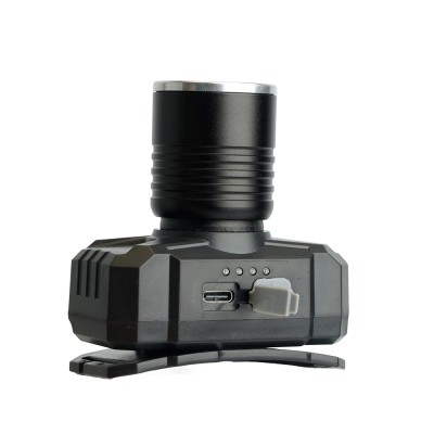 Фонарь с аккумулятором FERON TH2314 фонарь головной , 1LED IP44, аккумулятор 3,7/2500mAh/Li-Ion (литий-ионный), количество режимов 3, время зарядки 2 часа, время работы 5 часов , цвет черный, 75*75*40мм