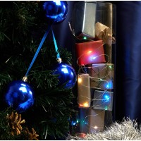 Светодиодная гирлянда Feron CL588 линейная Роса, мультиколор, 2м, с питанием от батареек, прозрачный шнур Светодиодная гирлянда Feron CL588 линейная Роса, мультиколор, 2м, с питанием от батареек, прозрачный шнур