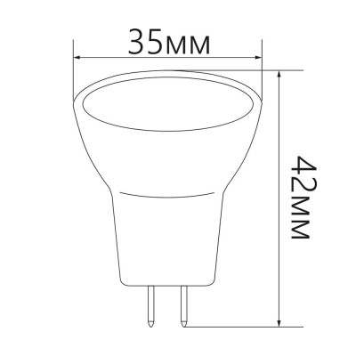 Лампа светодиодная Feron LB-271 MR11 G5.3 3W 230V 4000K 25552