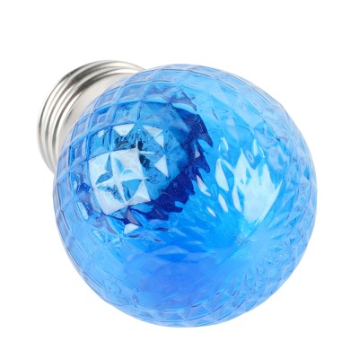 Лампа светодиодная FERON LB-385, G45 (шар), 1W 230V E27 (синий), рассеиватель прозрачный синий, угол рассеивания 270°, корпус пластик, 68*45мм Лампа светодиодная FERON LB-385, G45 (шар), 1W 230V E27 (синий), рассеиватель прозрачный синий, угол рассеивания 270°, корпус пластик, 68*45мм