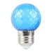 Лампа светодиодная FERON LB-385, G45 (шар), 1W 230V E27 (синий), рассеиватель прозрачный синий, угол рассеивания 270°, корпус пластик, 68*45мм Лампа светодиодная FERON LB-385, G45 (шар), 1W 230V E27 (синий), рассеиватель прозрачный синий, угол рассеивания 270°, корпус пластик, 68*45мм