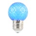Лампа светодиодная FERON LB-385, G45 (шар), 1W 230V E27 (синий), рассеиватель прозрачный синий, угол рассеивания 270°, корпус пластик, 68*45мм Лампа светодиодная FERON LB-385, G45 (шар), 1W 230V E27 (синий), рассеиватель прозрачный синий, угол рассеивания 270°, корпус пластик, 68*45мм