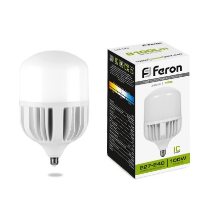 Лампа светодиодная Feron LB-65 E27-E40 40W 175-265V 4000K 25819