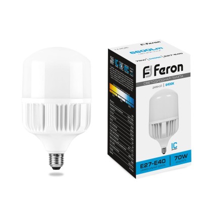 Лампа светодиодная Feron LB-65 E27-E40 70W 175-265V 6400K 25783