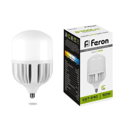 Лампа светодиодная Feron LB-65 E27-E40 50W 175-265V 4000K 25820