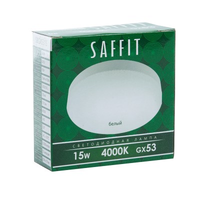 Лампа светодиодная SAFFIT SBGX5315 GX53 15W 230V 4000K 55192