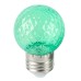 Лампа светодиодная FERON LB-385, G45 (шар), 1W 230V E27 (зеленый), рассеиватель прозрачный зеленый, угол рассеивания 270°, корпус пластик, 68*45мм Лампа светодиодная FERON LB-385, G45 (шар), 1W 230V E27 (зеленый), рассеиватель прозрачный зеленый, угол рассеивания 270°, корпус пластик, 68*45мм