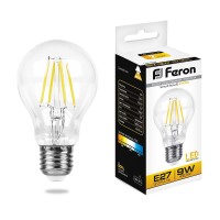 Лампа светодиодная Feron LB-63 Шар E27 9W 175-265V 2700K 25631