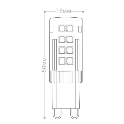 Лампа светодиодная Feron LB-432 G9 5W 175-265V 2700K 25769