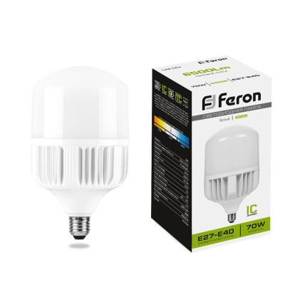 Лампа светодиодная Feron LB-65 E27-E40 70W 175-265V 4000K 25822