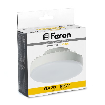 Лампа светодиодная Feron LB-474 GX70 25W 175-265V 2700K 38268