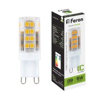 Лампа светодиодная Feron LB-432 G9 5W 175-265V 4000K 25770