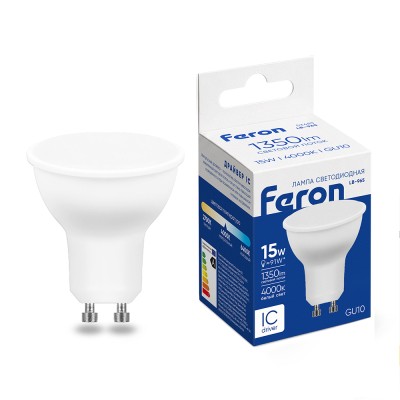 Лампа светодиодная Feron LB-965 MR16 GU10 15W 175-265V 4000K 53483