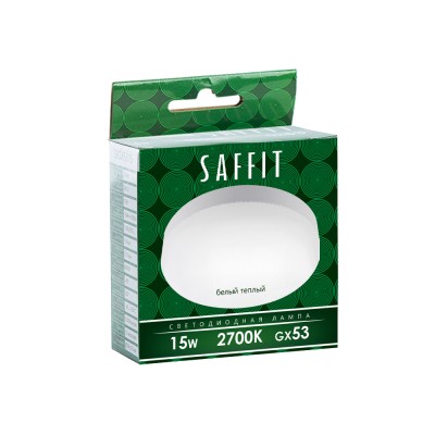 Лампа светодиодная SAFFIT SBGX5315 GX53 15W 230V 2700K 55191