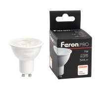 Лампа светодиодная Feron.PRO LB-1607 GU10 7W 175-265V 2700K 38182 Лампа светодиодная Feron.PRO LB-1607 GU10 7W 175-265V 2700K 38182