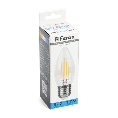 Лампа светодиодная Feron LB-713 Свеча E27 11W 230V 6400K 38274